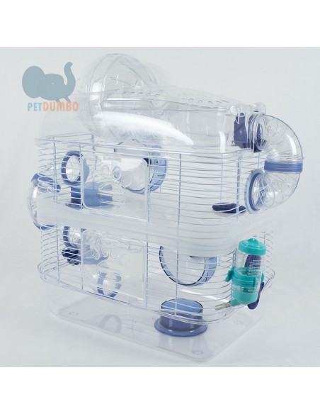 Gabbia criceto trasparente con sfera