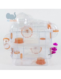 Gabbia criceto trasparente con sfera