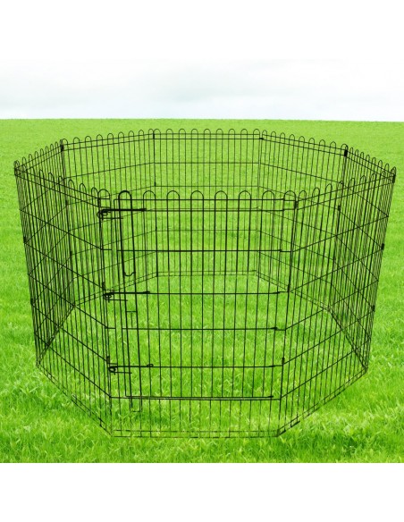 Recinto per cani in metallo 61x91h cm