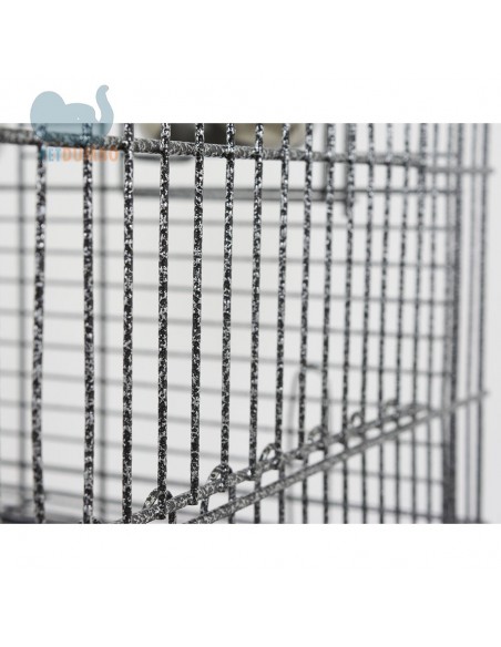 Gabbia pappagalli martellata