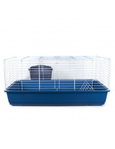 Gabbia coniglio e porcellino d'india con portafieno 99 cm.