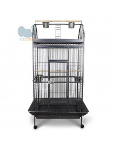 Gabbia per pappagalli scaletta e trespolo esterno