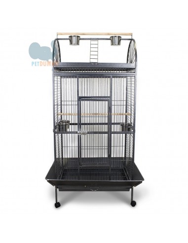 Gabbia per pappagalli scaletta e trespolo esterno