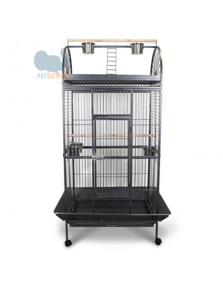 Gabbia per pappagalli scaletta e trespolo esterno