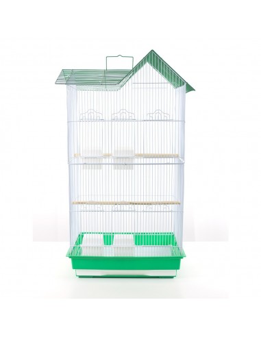 Gabbia inseparabili verde