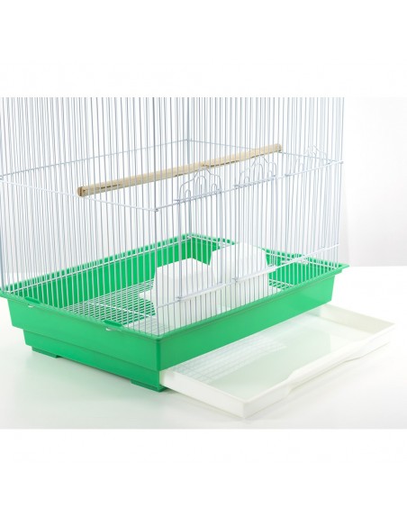 Gabbia inseparabili verde