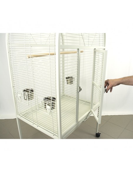 Gabbia pappagalli con trespolo