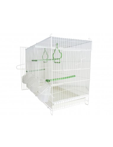 Gabbia uccelli cova 4 mangiatoie