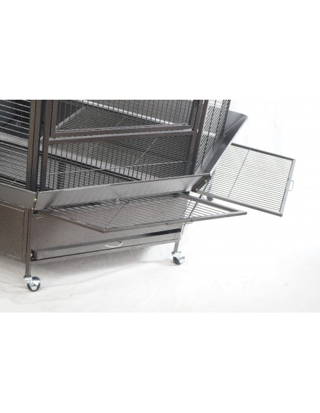 Gabbia pappagalli Corner House-griglie