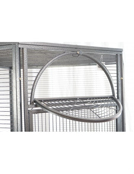 Gabbia pappagalli Corner House-balconcino