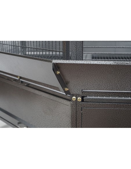 Gabbia pappagalli Corner House-parasporco