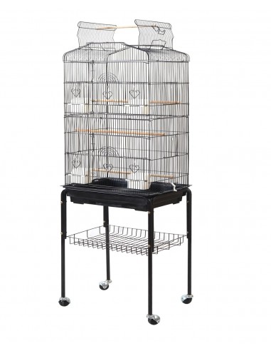 Gabbia Uccelli Deluxe con Carrello