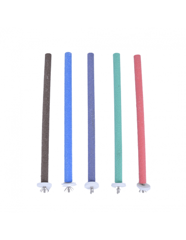 set posatoi colorati per gabbia pappagallo