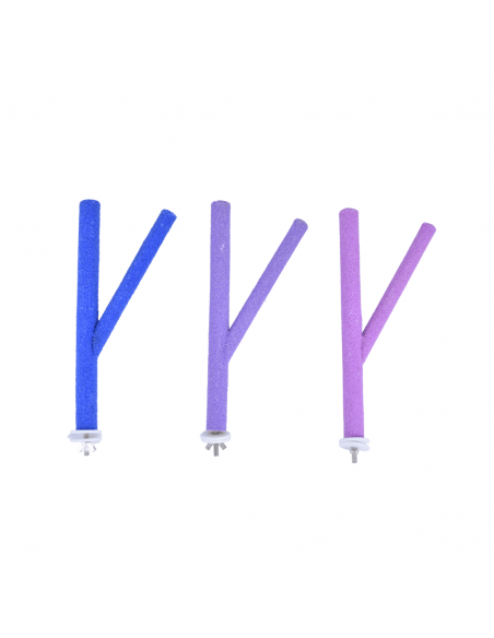 Set di 3 posatoi colorati ramificati di 25 cm