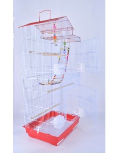 GABBIA UCCELLI CON GIOCHI 2