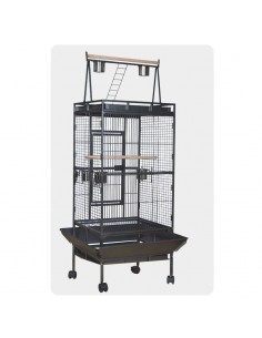 Gabbia pappagalli con carrello