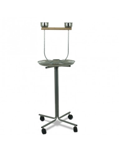 Trespolo alto per pappagalli con vassoio da 45 cm