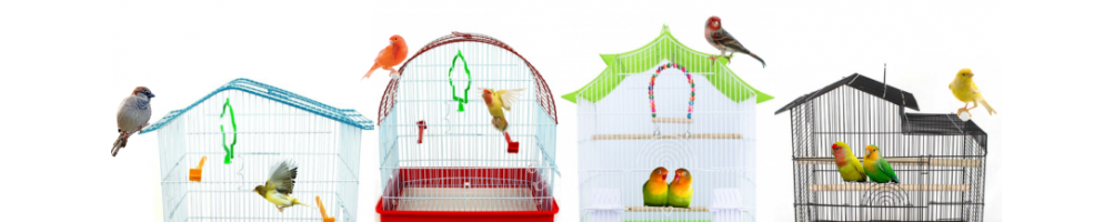 Gabbie per uccelli, gabbie cova, voliere e coperture