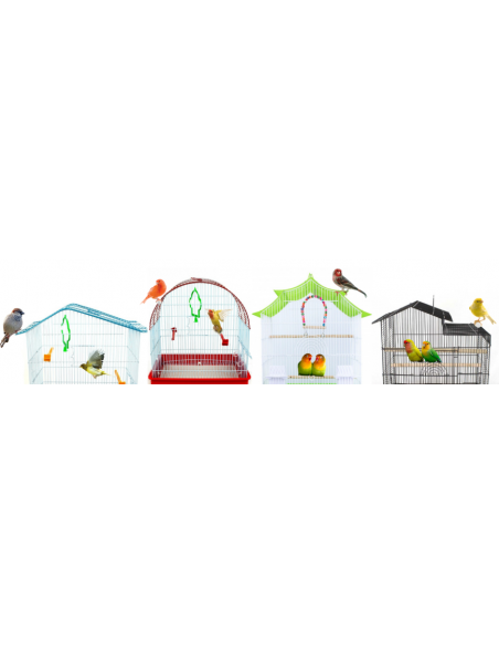 Gabbie uccelli e coperture